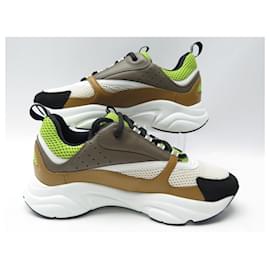 Dior-NINE DIOR B22 3SN231YKB SNEAKERS SIZE 43 KHAKI + BOX-Multiple colors