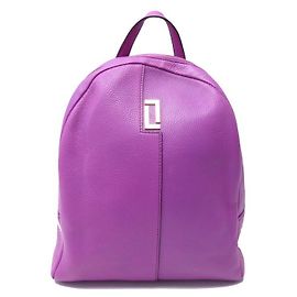 NINE LANCEL BACKPACK A08928 IN PURPLE GRAINED LEATHER Purple