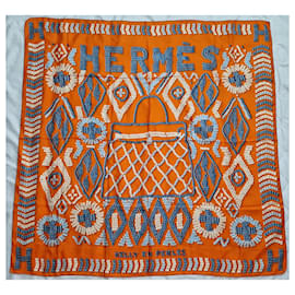 Hermès-giant Hermès Kelly square in pearls-Multiple colors
