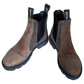 Céline-Ankle Boots-Brown