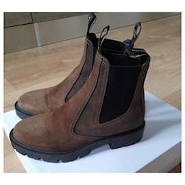 Céline-Ankle Boots-Brown