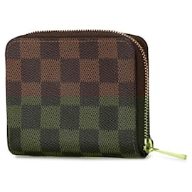 Louis Vuitton-Louis Vuitton Damier Zippy Coin Purse-Brown
