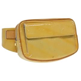 Louis Vuitton-LOUIS VUITTON Monogram Vernis Fulton Waist bag Gris M91041 LV Auth 93161-Grey