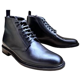 Yves Saint Laurent-Saint Laurent Army Boots-Black