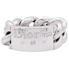 Dior-Dior ring, 'Gourmette', white gold.-Other