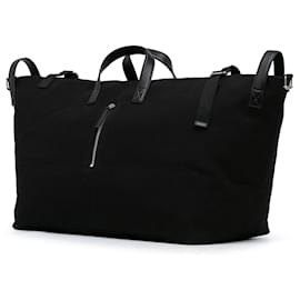 Jacquemus-Black Jacquemus Canvas Le Sac a Linge Travel Bag-Black