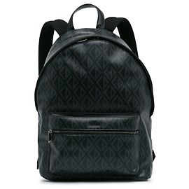 Sac à dos zippé Black Dior CD Diamond Rider Noir