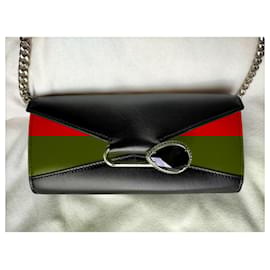 Alexander Mcqueen-Clutch-Black,Red