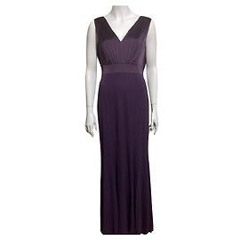 Vera Wang Robe de soirée violette avec traîne Violet