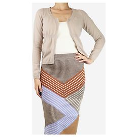 Marni Neutrale Kaschmir-Cardigan - Größe UK 8 Andere