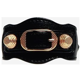 Balenciaga Black Motorcycle bracelet Black