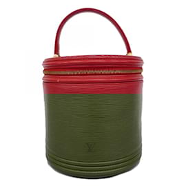 Louis Vuitton-Louis Vuitton Epi Cannes Handbag-Red