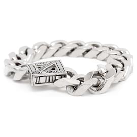 Christian Dior-Christian Dior Silver Charm Bracelet with Diamond-Silvery