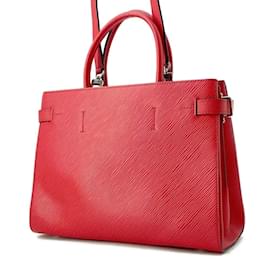 Louis Vuitton-Louis Vuitton Epi Twist Tote Handbag-Red