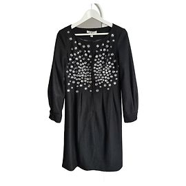 Chloé Vintage Chloe black embellished coat Black