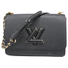Louis Vuitton-Louis Vuitton Epi Twist MM Handbag-Black