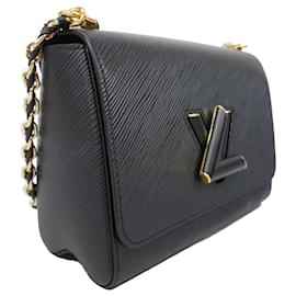 Louis Vuitton-Louis Vuitton Epi Twist MM Handbag-Black