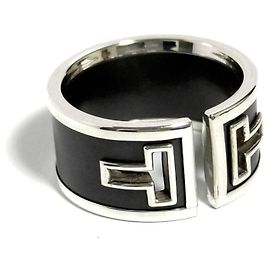 Tiffany & Co Tiffany T Cutout Band Ring Black