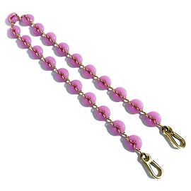 Loewe Women's Donut Chain Shoulder Strap in Pink Pink