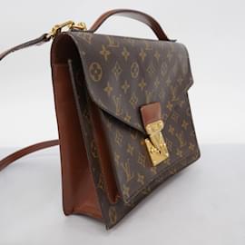 Louis Vuitton-Louis Vuitton Monogram Monceau 28 Handbag-Brown