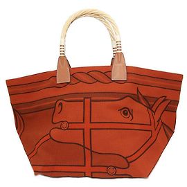Hermès Hermes Tote Bag Steeple Large in Orange Orange