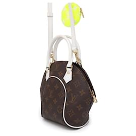 Louis Vuitton-Louis Vuitton Monogram LV Match Ellipse BB Handbag-Brown,White,Yellow