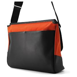 Hermès-Hermes Slicked Back Capucines Messenger Bag-Black,Other