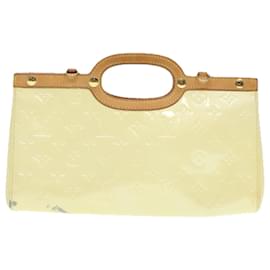 Louis Vuitton-LOUIS VUITTON Monogram Vernis Roxbury Drive Hand Bag Perle M91374 LV Auth 94928-Other