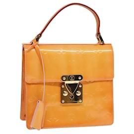 Louis Vuitton-LOUIS VUITTON Vernis Spring Street Hand Bag Marshmallow Pink M91033 Auth 94908-Other