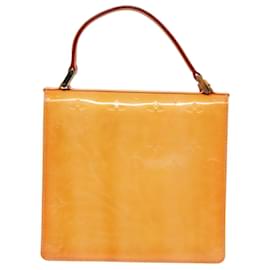 Louis Vuitton-LOUIS VUITTON Vernis Spring Street Hand Bag Marshmallow Pink M91033 Auth 94908-Other