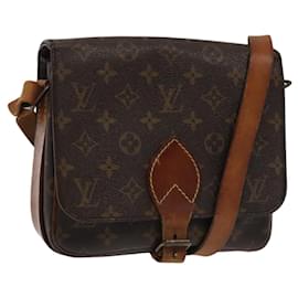 Louis Vuitton-LOUIS VUITTON Monogram Cartouchiere MM Shoulder Bag M51253 LV Auth 94555-Monogram