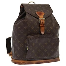Louis Vuitton-LOUIS VUITTON Monogram Montsouris GM Backpack M51135 LV Auth bs18390-Monogram