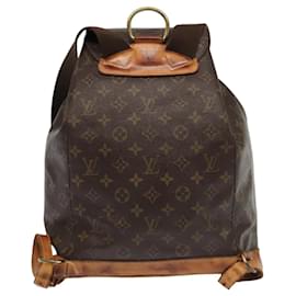 Louis Vuitton-LOUIS VUITTON Monogram Montsouris GM Backpack M51135 LV Auth bs18390-Monogram