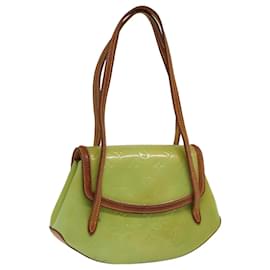 Louis Vuitton-LOUIS VUITTON Vernis Biscayne Bay PM Shoulder Bag Peppermint M91289 Auth 94907-Other