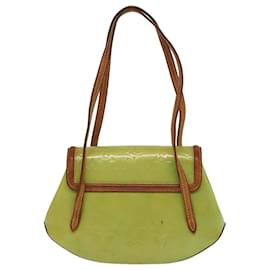 Louis Vuitton-LOUIS VUITTON Vernis Biscayne Bay PM Shoulder Bag Peppermint M91289 Auth 94907-Other