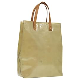Louis Vuitton-LOUIS VUITTON Monogram Vernis Reade MM Hand Bag Beige M91141 LV Auth bs18387-Beige