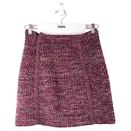 Prada-Wool mini skirt-Purple