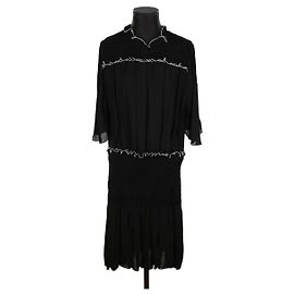 Longchamp Schwarzes Kleid Schwarz