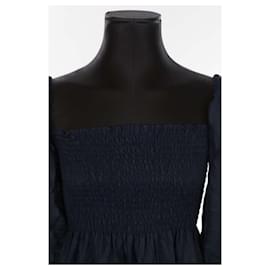 Autre Marque-Linen dress-Blue