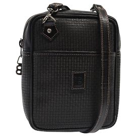BALLY Borsa a Spalla in Pelle PVC Nera Auth ti2094 Nero