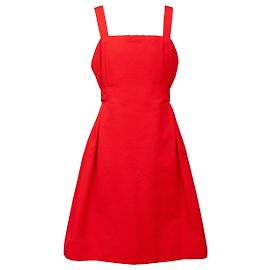 Autre Marque Robe Sartoriale Collection Privée Rouge