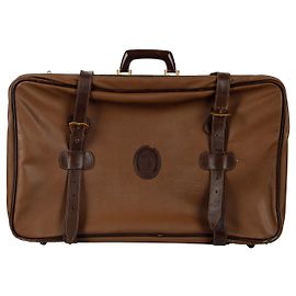 Mala de couro grande Trussardi Marrom