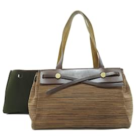 Hermès-Sac cabas Airbag Hermes-Marron