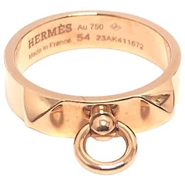 Collar de perro Hermès Dorado