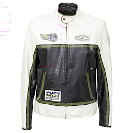 Autre Marque-Chevignon Biker Leather Jacket-Multiple colors