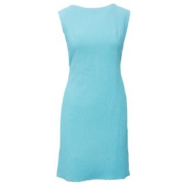 Salvatore Ferragamo Robe en crêpe Giovanna Ferragamo Bleu