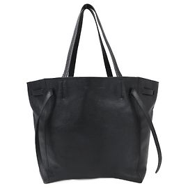 Céline Celine Piccola Borsa Cabas Phantom in Pelle Nera Nero