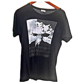 Authentic Saint Laurent 13 SS Hedi Slimane “Bombhead” Tee Black