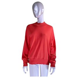 & Other Stories Pull Orange Corail Coton Laine L Orange Corail