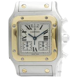 Cartier-Cartier Santos Galbee Chrono Reflex Quartz Men's Watch-Other
